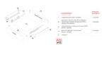 Направляющие SB18 СТАРТ, боковина 86 мм прямая